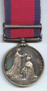Reverse depicts Victoria placing a victor's laurels on the Duke of Wellington and the words 'To the British Army'